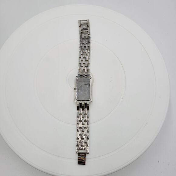 Suzanne Somers Watch Womens 9" Silver Stainless Steel Bracelet Quartz Movement - Picture 6 of 13